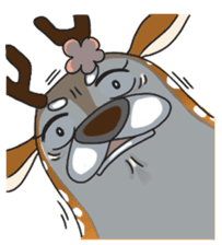 Male Sister Deer sticker #1755727