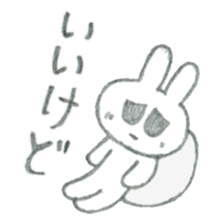 The depressed rabbit sticker #1756029