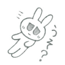The depressed rabbit sticker #1756032