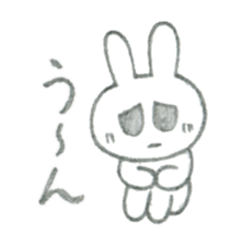 The depressed rabbit sticker #1756035