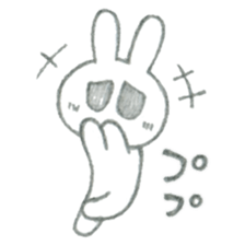 The depressed rabbit sticker #1756042