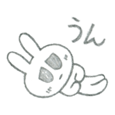 The depressed rabbit sticker #1756044