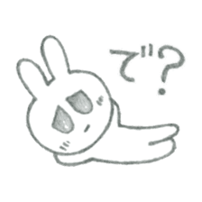The depressed rabbit sticker #1756057