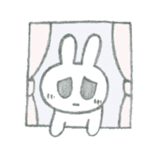 The depressed rabbit sticker #1756058