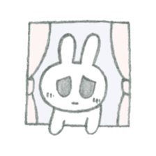 The depressed rabbit sticker #1756058