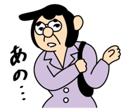 Funny Pompadour Man sticker #1756480