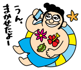 Funny Pompadour Man sticker #1756484