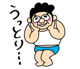 Funny Pompadour Man sticker #1756493