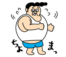 Funny Pompadour Man sticker #1756501