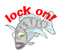 Solt water lure fishing sticker #1756885