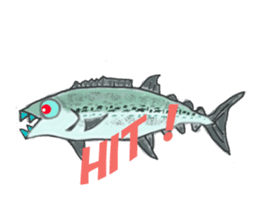 Solt water lure fishing sticker #1756887