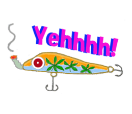 Solt water lure fishing sticker #1756893