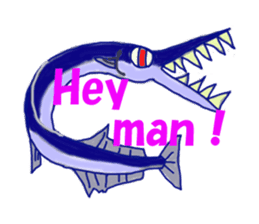 Solt water lure fishing sticker #1756901