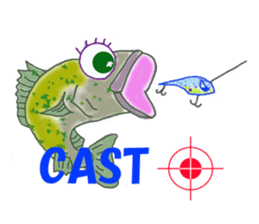 Solt water lure fishing sticker #1756902