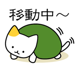 KAME NEKO turtle cat sticker #1756926