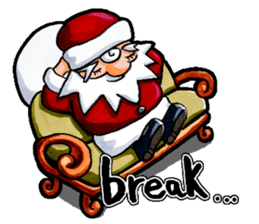 Nonbiri Santa Claus sticker #1757566