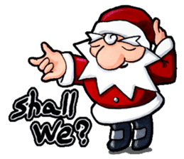 Nonbiri Santa Claus sticker #1757575