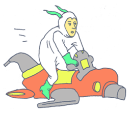 Space soldier Harold sticker #1757738