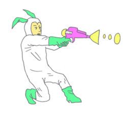 Space soldier Harold sticker #1757744