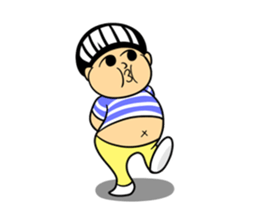 Fat Boy pooh sticker #1757930
