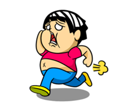 Fat Boy pooh sticker #1757937