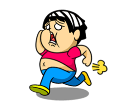 Fat Boy pooh sticker #1757937