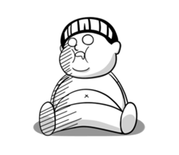 Fat Boy pooh sticker #1757960