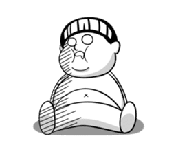 Fat Boy pooh sticker #1757960
