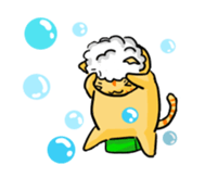 white-collar cat sticker #1758040