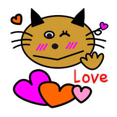 Sticker of Tama (English ver.)