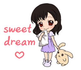 StampGirl "feeling" English edition sticker #1759085