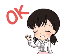 StampGirl "feeling" English edition sticker #1759088