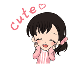 StampGirl "feeling" English edition sticker #1759089