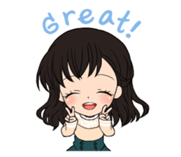 StampGirl "feeling" English edition sticker #1759092