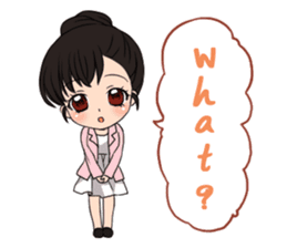 StampGirl "feeling" English edition sticker #1759096