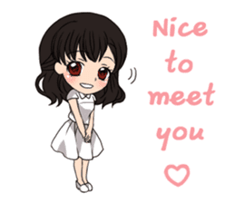 StampGirl "feeling" English edition sticker #1759097