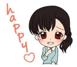 StampGirl "feeling" English edition sticker #1759099