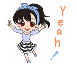 StampGirl "feeling" English edition sticker #1759100