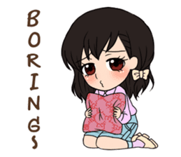 StampGirl "feeling" English edition sticker #1759103