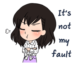 StampGirl "feeling" English edition sticker #1759109