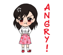 StampGirl "feeling" English edition sticker #1759110