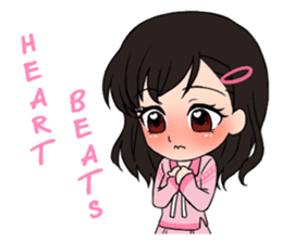 StampGirl "feeling" English edition sticker #1759112