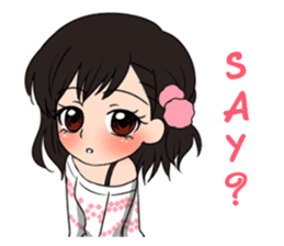 StampGirl "feeling" English edition sticker #1759113