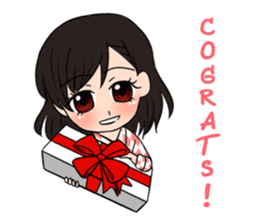 StampGirl "feeling" English edition sticker #1759116