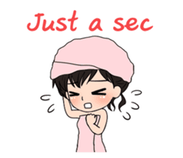 StampGirl "feeling" English edition sticker #1759117