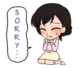 StampGirl "feeling" English edition sticker #1759118