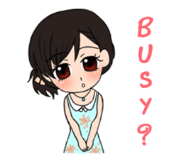 StampGirl "feeling" English edition sticker #1759119