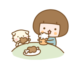 lovely choo's day sticker #1759274