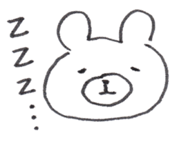 Face Bear sticker #1759324