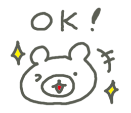 Face Bear sticker #1759350